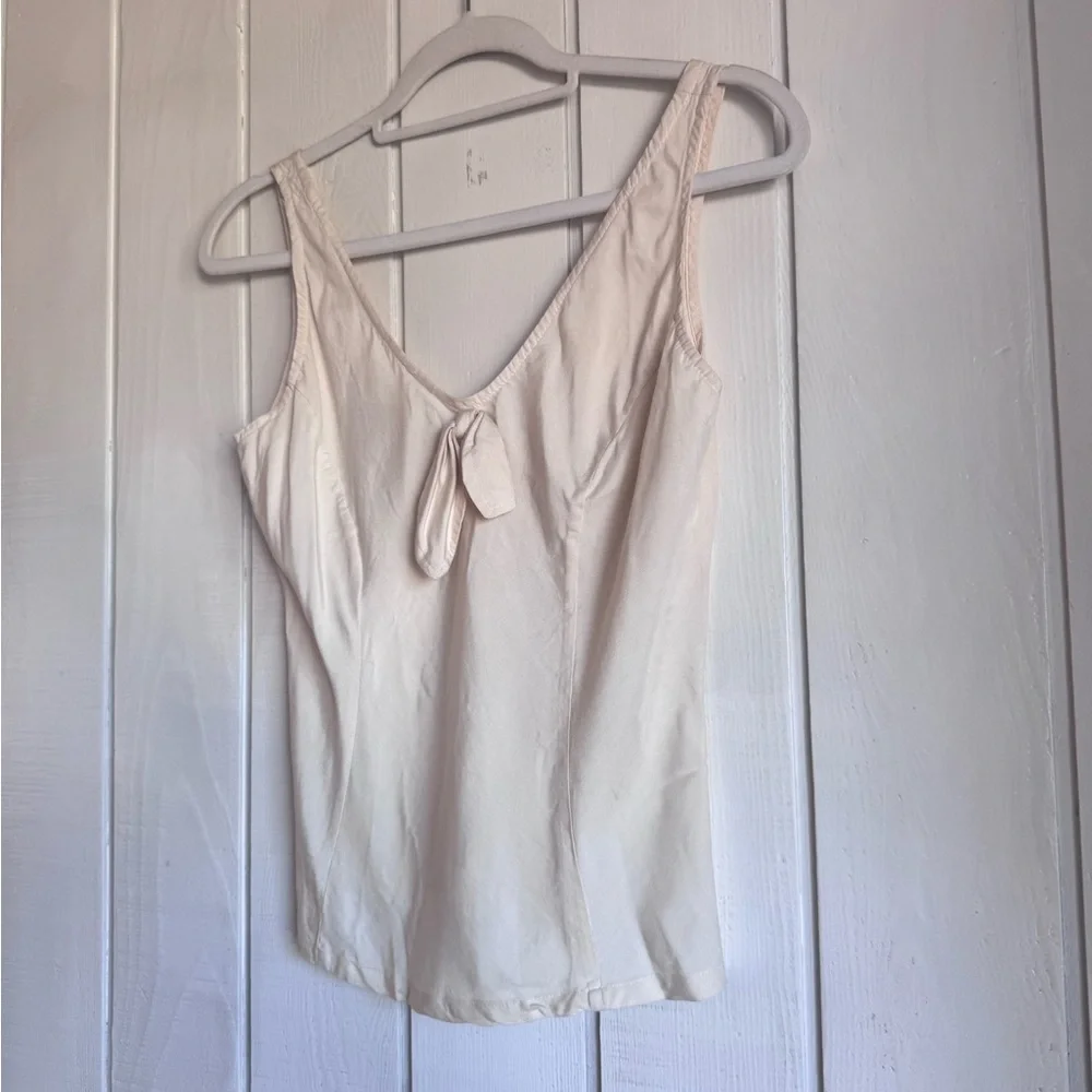 Vintage Victoria’s Secret Cream Silk Tank - Picture 3 of 5